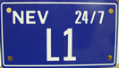 REGULAR PERMANENT 24-7 - Blue with White Lettering
